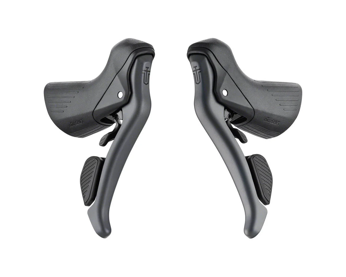 Microshift Sword Drop Bar Brake/Shift Levers (Version B) (Grey) (Pair) (2 x 10 Speed)